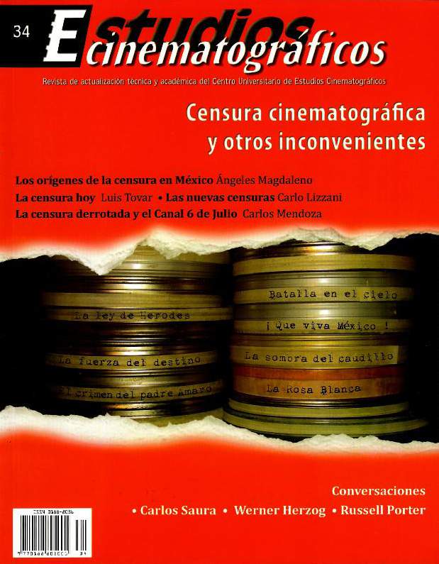 Estudios Cinematográficos Año 17 No. 34 octubre 2011-enero 2012