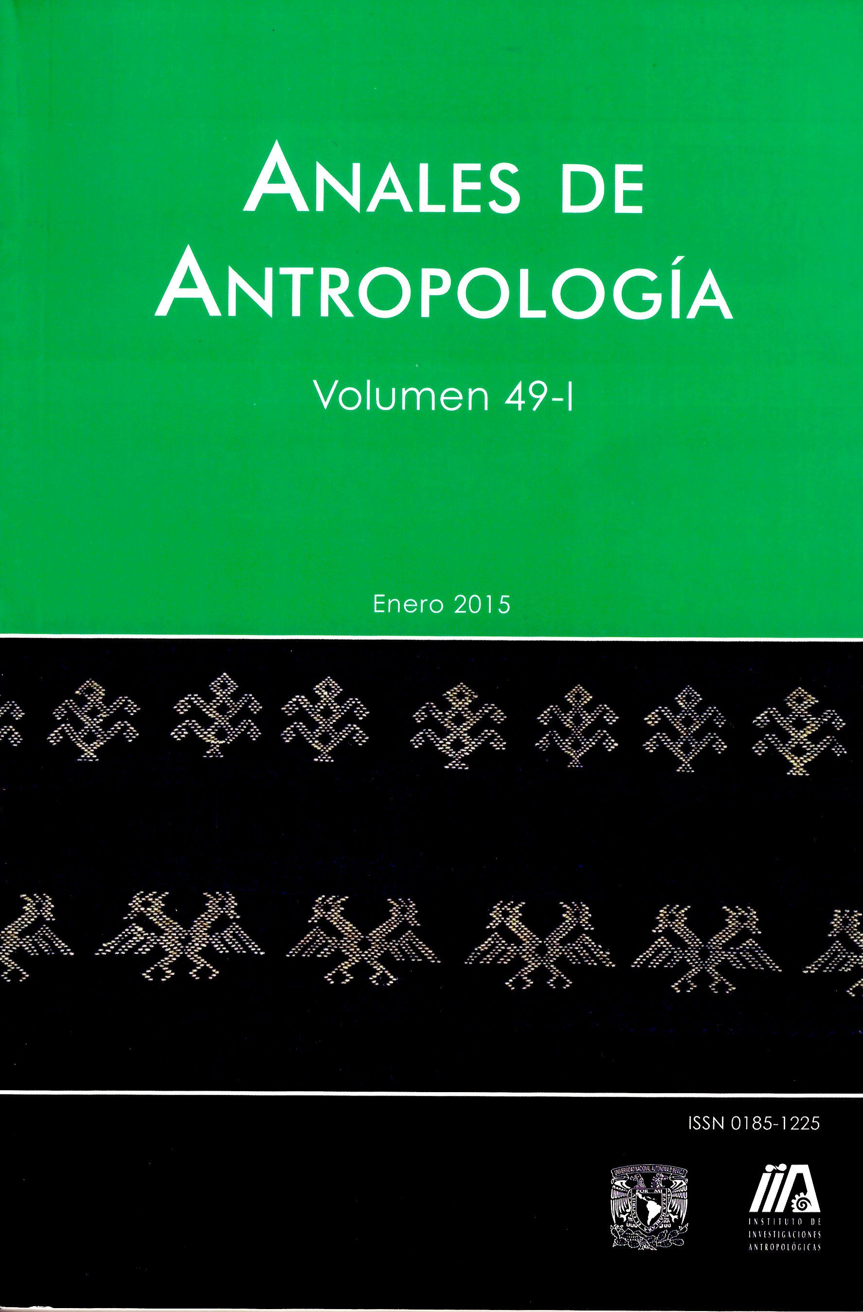 Anales de Antropología Vol.49-1