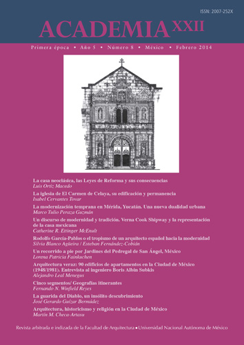 Academia XXII primera época Año 5 No. 8 (febrero 2014)