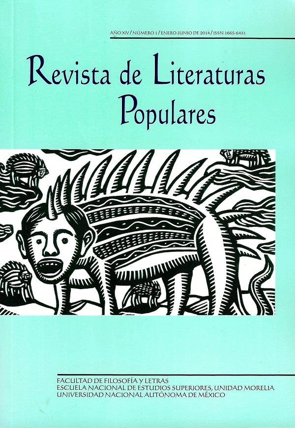 Revista de literaturas populares, año XIV número1 enero-junio de 2014