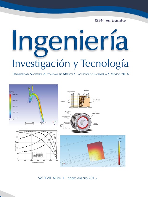 Ingeniería. Investigación y Tecnología Vol. XVII Num.1, enero- marzo 2016