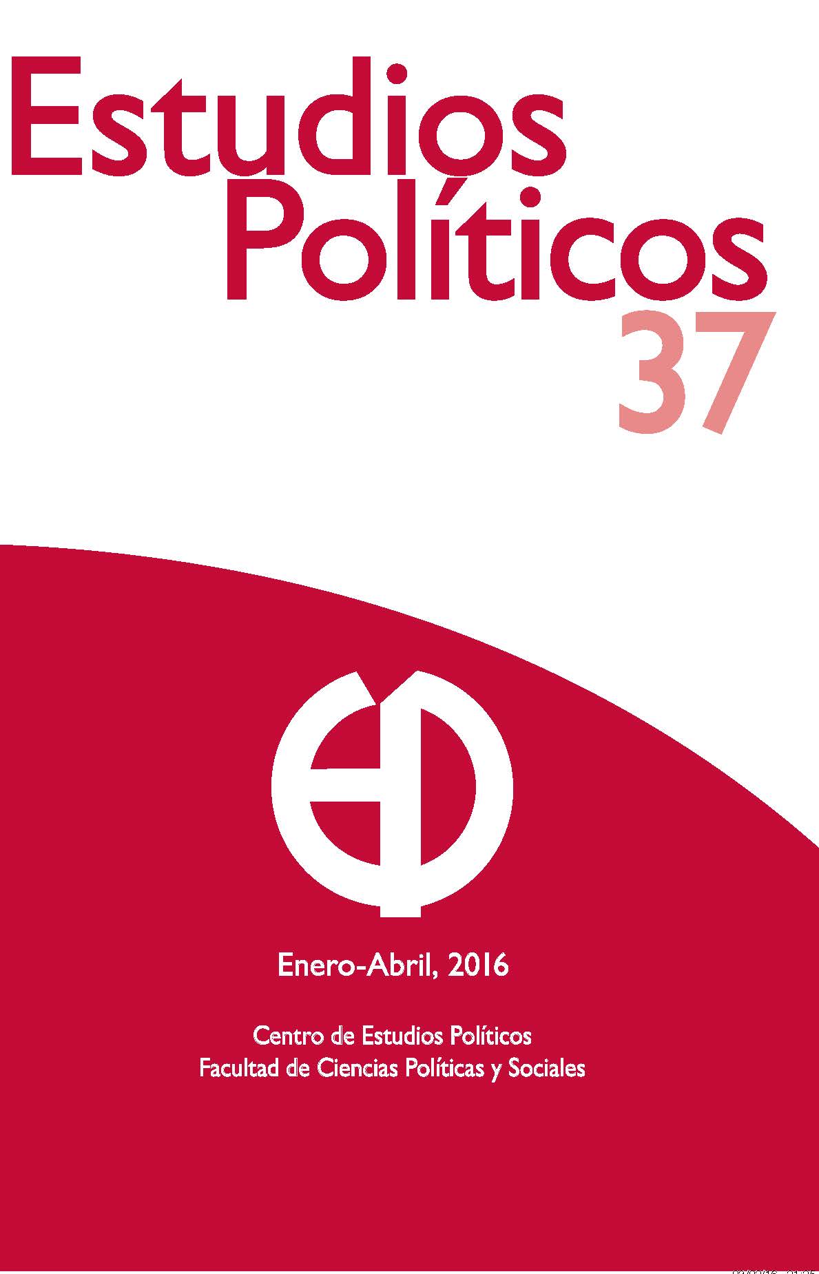 Revista Estudios Políticos, núm. 37, Novena Época, enero-abril 2016