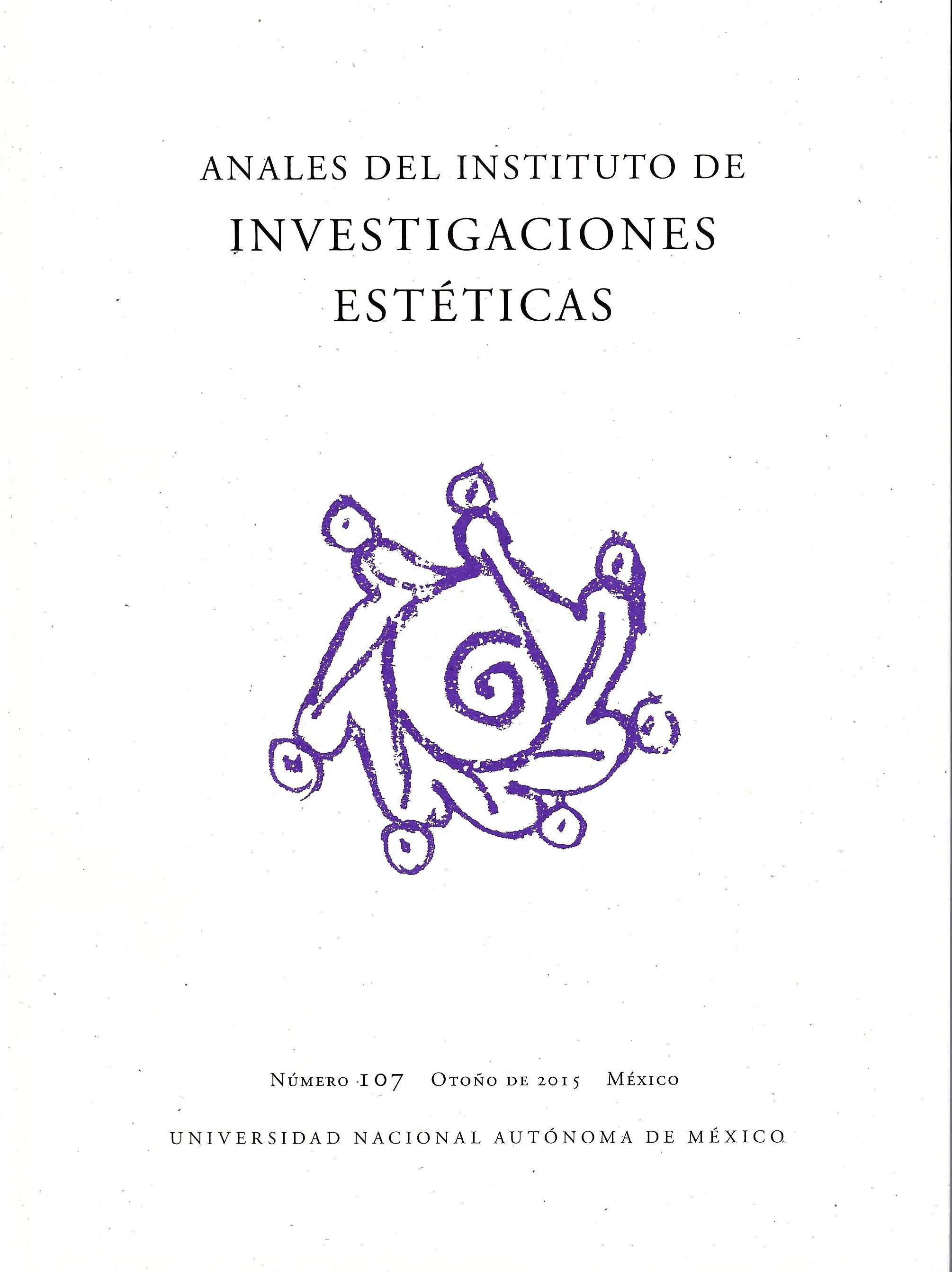 Anales del Instituto de Investigaciones Estéticas N° 107, otoño 2015