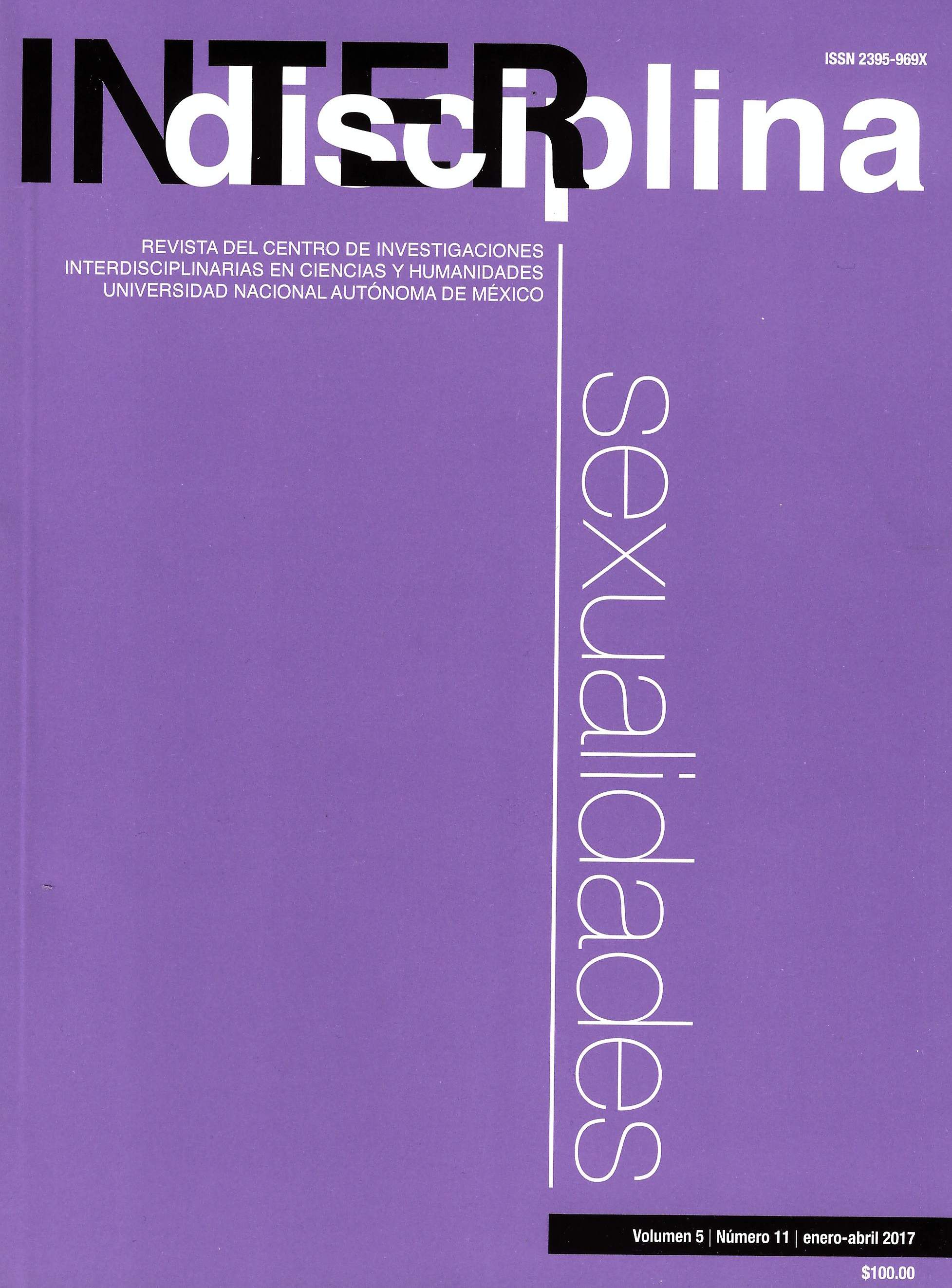 Interdisciplina, vol. 5, núm. 11, enero-abril 2017 Sexualidad