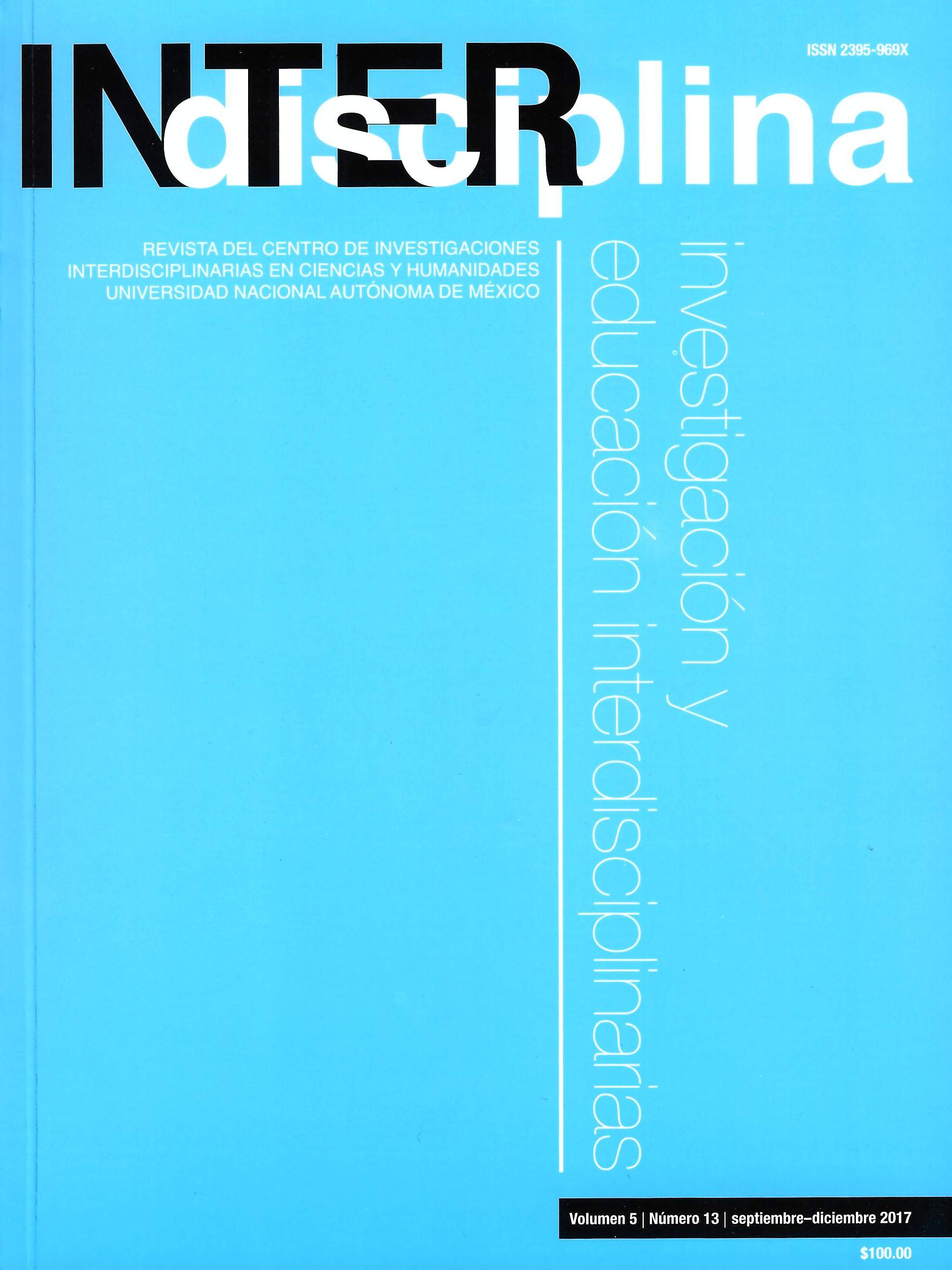 Interdisciplina, Vol. 5, número. 13, septiembre-diciembre 2017