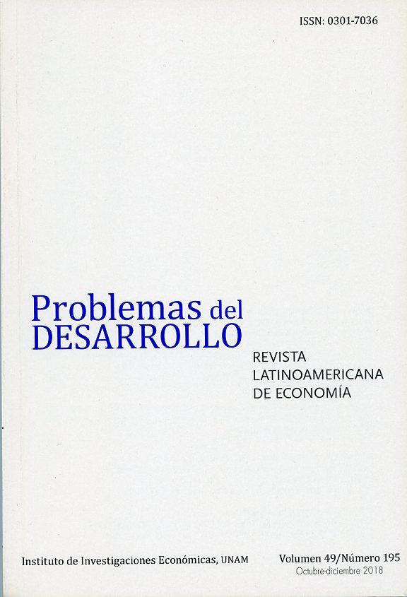 Problemas del Desarrollo. Revista latinoamericana de economía, vol. 49, núm. 195, octubre-diciembre 2018