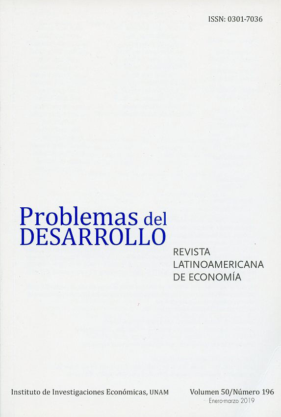 Problemas del Desarrollo. Revista latinoamericana de economía, vol. 50, núm. 196, enero-marzo 2019