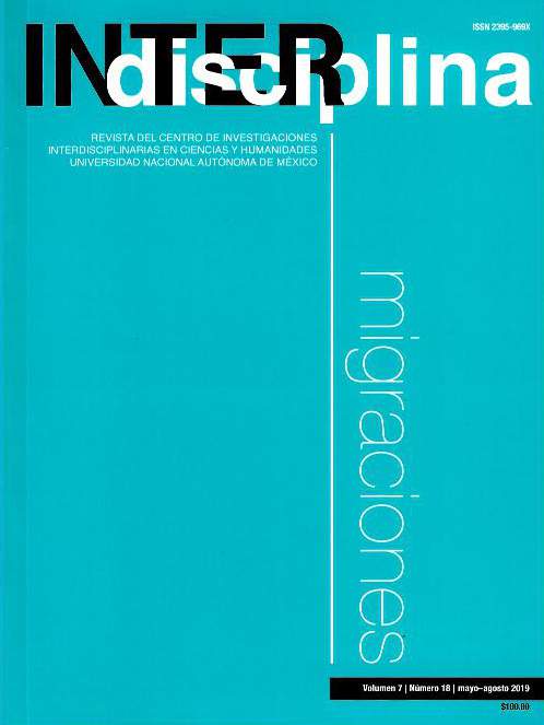 Interdisciplina,  vol. 7, núm. 18, mayo-agosto, 2019 Migraciones