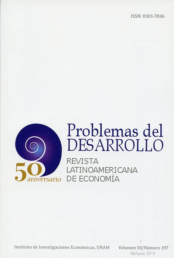 Problemas del Desarrollo. Revista Latinoamericana de Economía, vol. 50, núm. 197, abril-junio, 2019