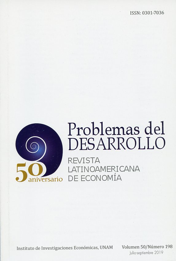 Problemas del Desarrollo. Revista Latinoamericana de Economía, vol. 50, núm. 198, julio sept. 2019