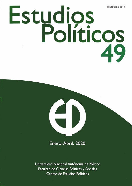 Estudios Políticos. Nueva Época. Núm 49. Enero-abril, 2020