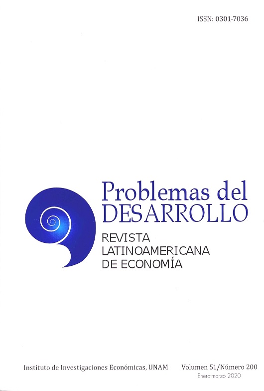 Problemas del Desarrollo. Revista Latinoamericana de Economía, vol. 51, núm. 200, enero-marzo, 2020