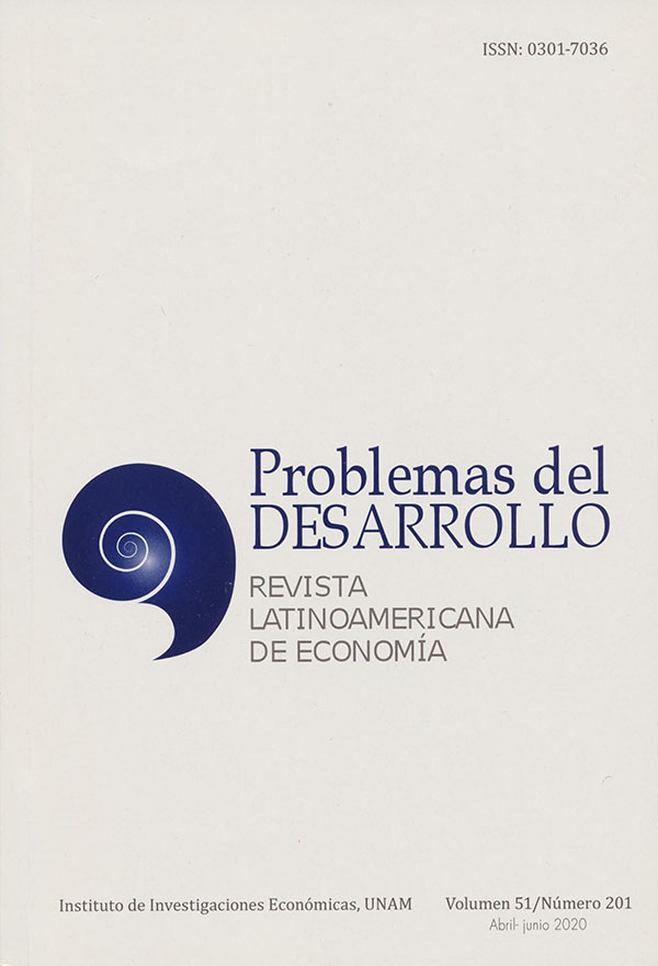 Problemas del desarrollo. Revista latinoamericana de economía, volumen 51, núm. 201, abril-junio 2020