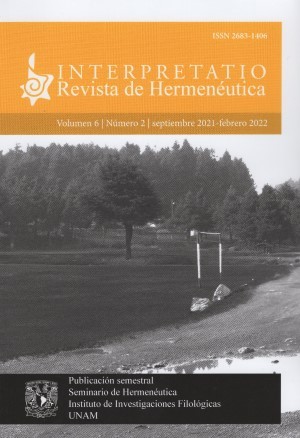 Interpretatio. Revista de hermenéutica, vol. 7, núm. 2, septiembre 2022-febrero 2023