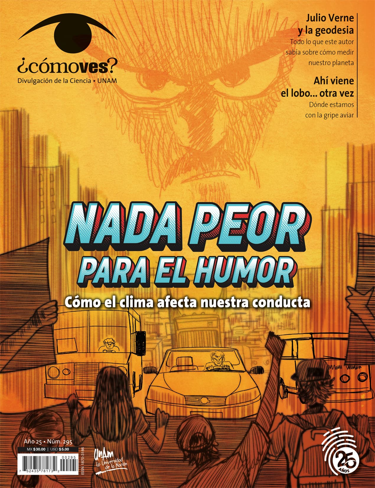 ¿Cómo ves? Revista de Divulgación de la Ciencia, año 25, núm. 295, junio 2023. Nada peor para el humor