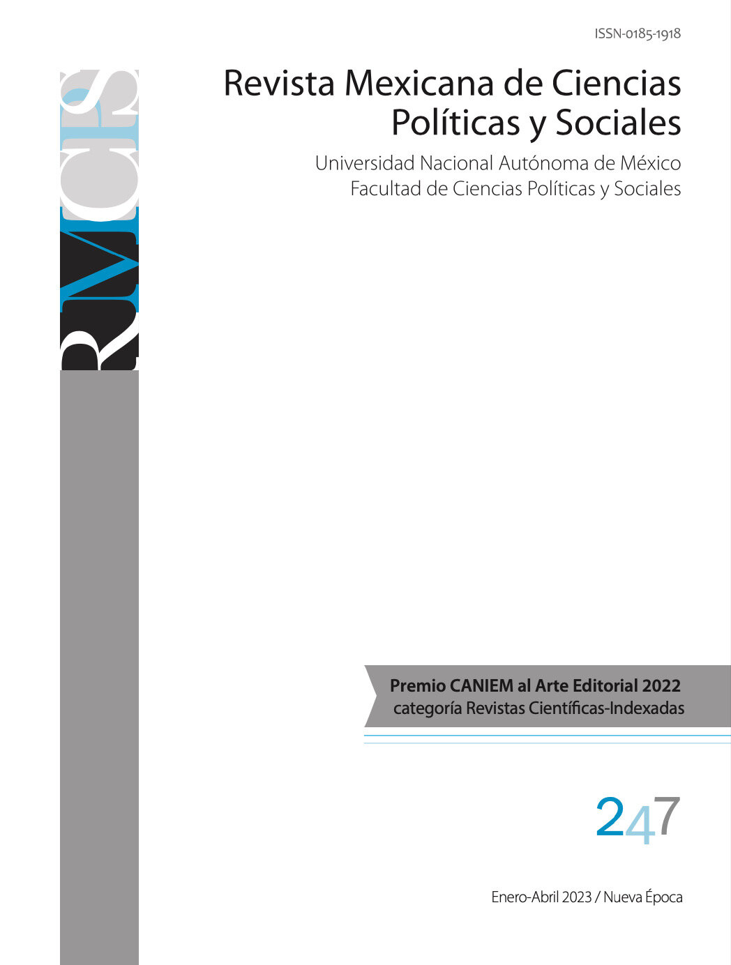 Revista Mexicana de Ciencias Políticas y Sociales 247, enero-abril 2023