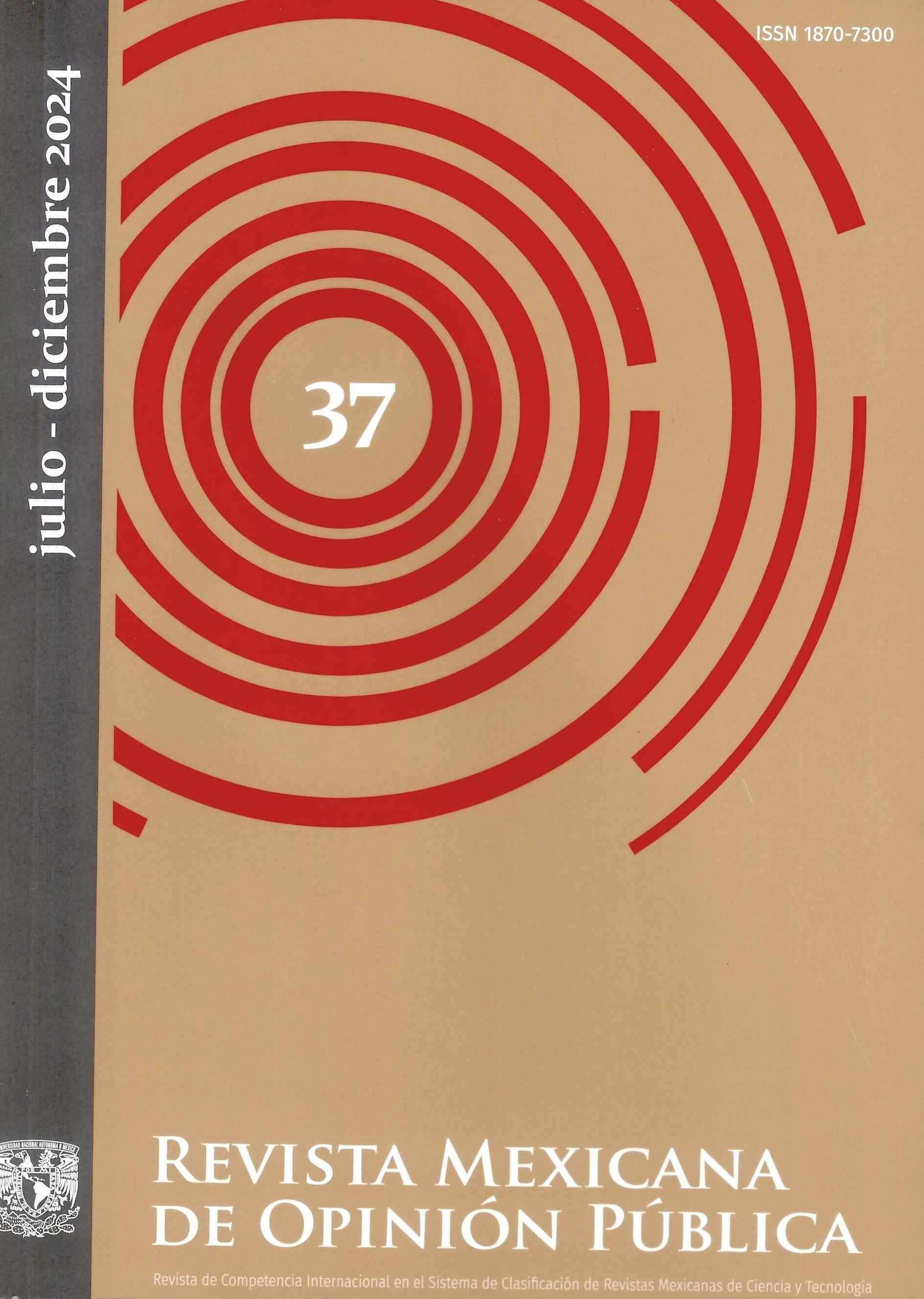 Revista Mexicana de Opinión Pública, año 19, núm. 37, julio-diciembre 2024