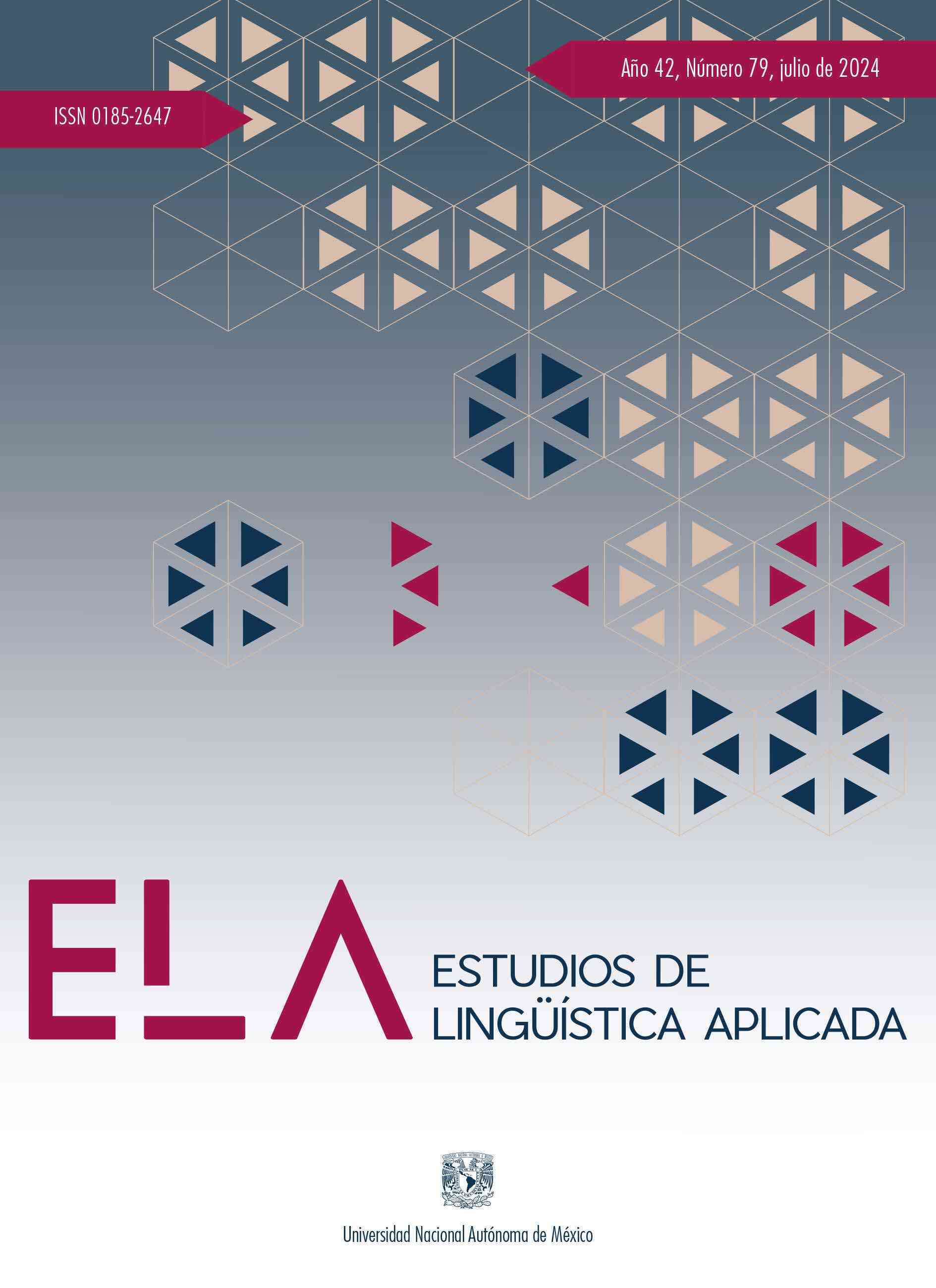 ELA Estudios de lingüística aplicada, año 42, número 79, julio de 2024