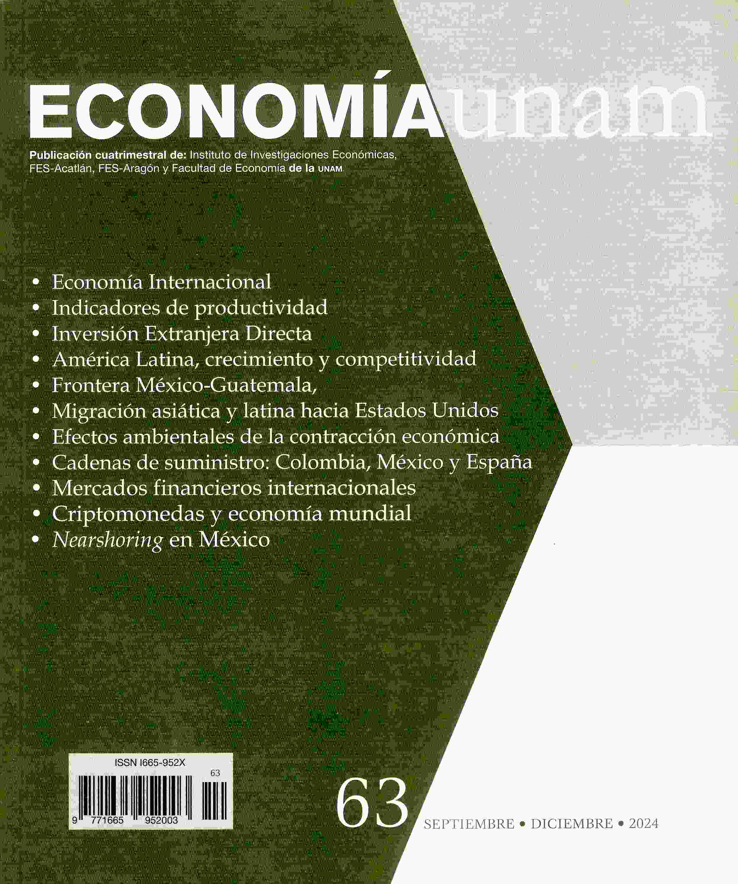 ECONOMÍAunam, Vol.21, núm.63, septiembre-diciembre, 2024