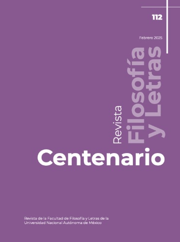 Revista Filosofía y Letras, núm.112,febrero 2025. Centenario
