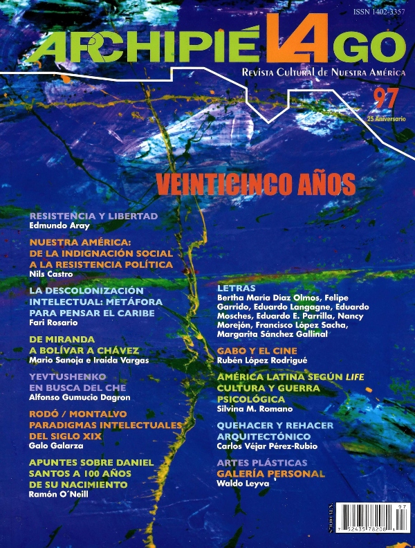 Archipiélago. Revista Cultural de Nuestra América, núm. 97, agosto-septiembre, 2017