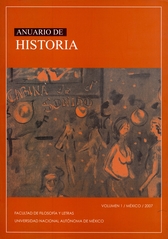 Anuario de historia Vol. 1 México 2007