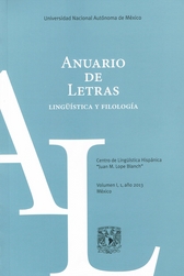 Anuario de letras lingüística y filología, vol. 1, núm 1