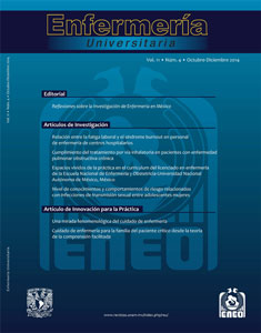 Enfermería universitaria Vol. 11 No. 4