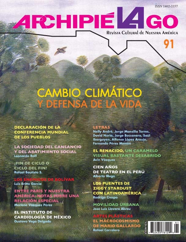 Archipielago. Revista cultural de Nuestra América, núm. 91, 2016