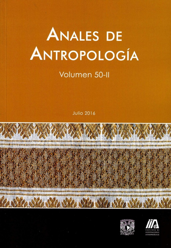 Anales de antropología, Vol. 50-II