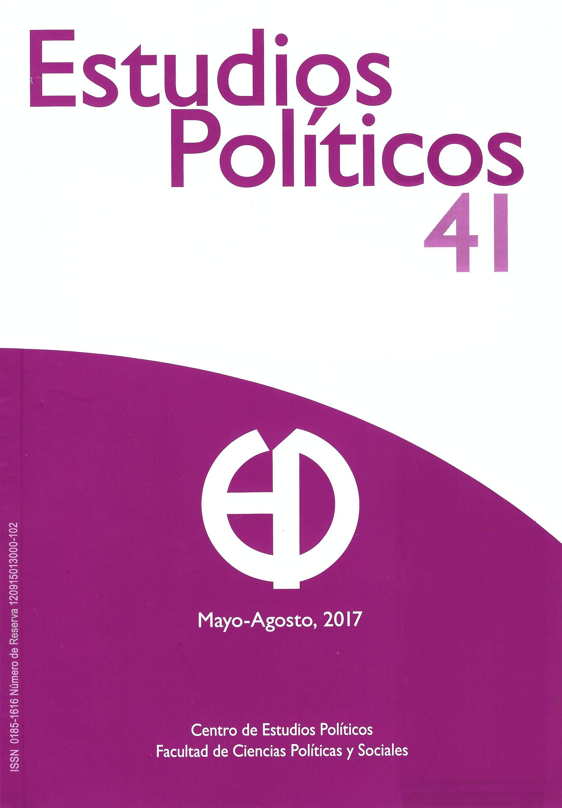 Estudios políticos 41, mayo-agosto, 2017