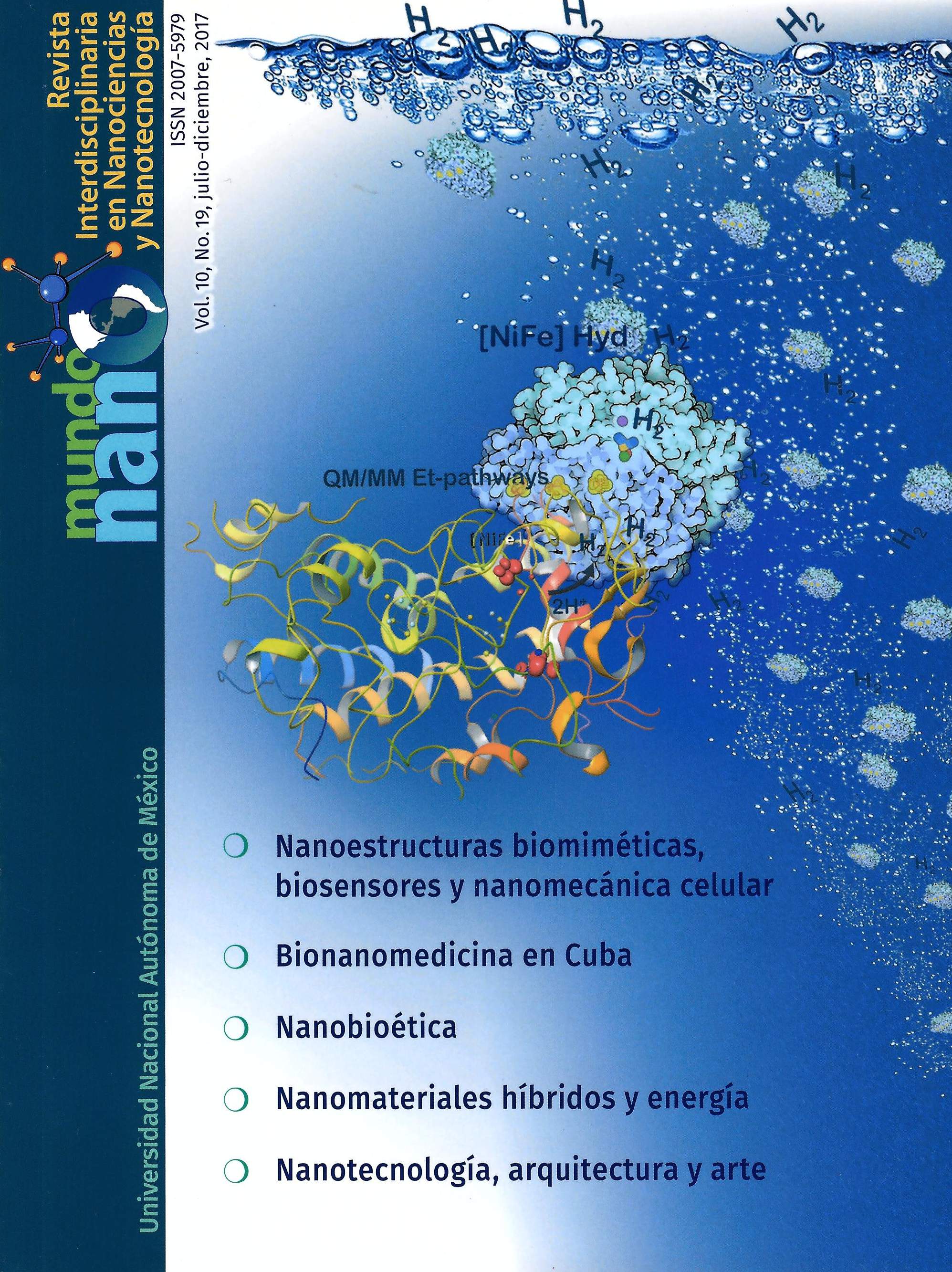 Mundo nano. Revista interdisciplinaria en nanociencias y nanotecnología, vol. 10, no. 19, julio-diciembre, 2017