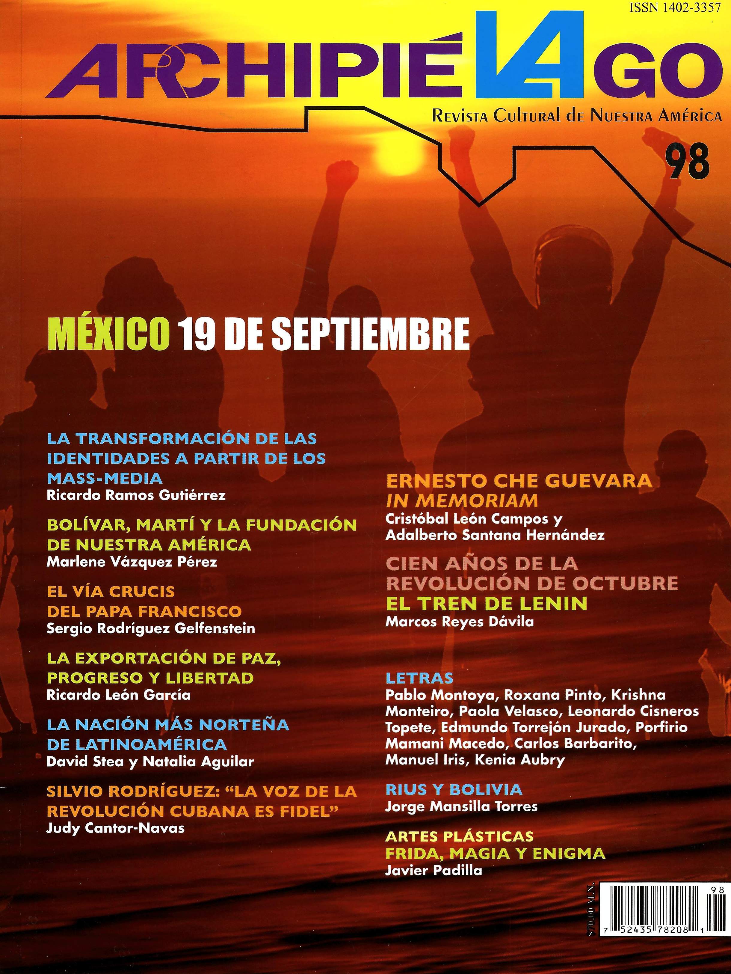 Archipiélago. Revista Cultural de Nuestra América, núm. 98, octubre-diciembre, 2017
