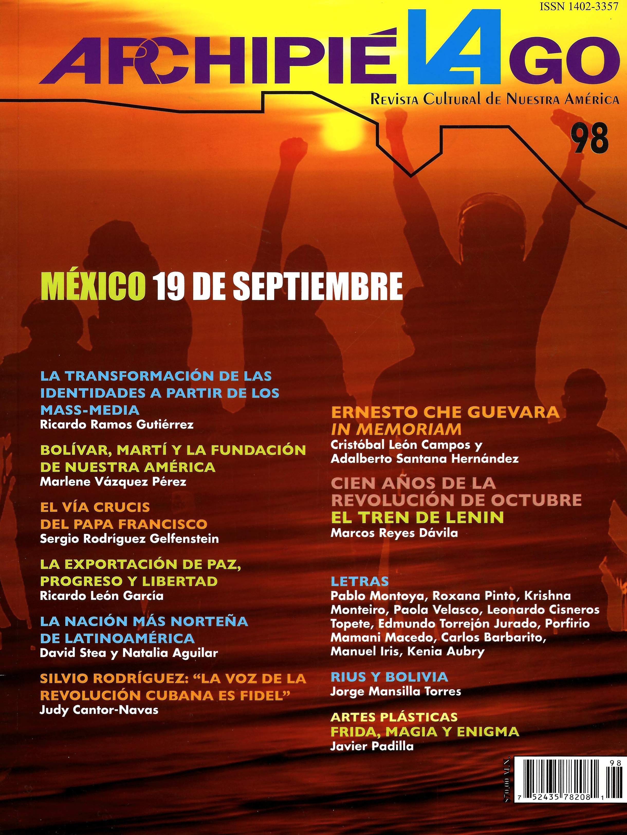 Archipiélago. Revista Cultural de Nuestra América, núm. 98, octubre-diciembre, 2017