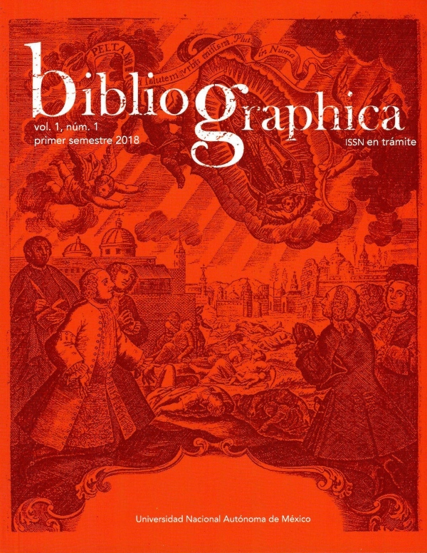 Bibliographica, vol. 1, núm. 1, primer semestre 2018