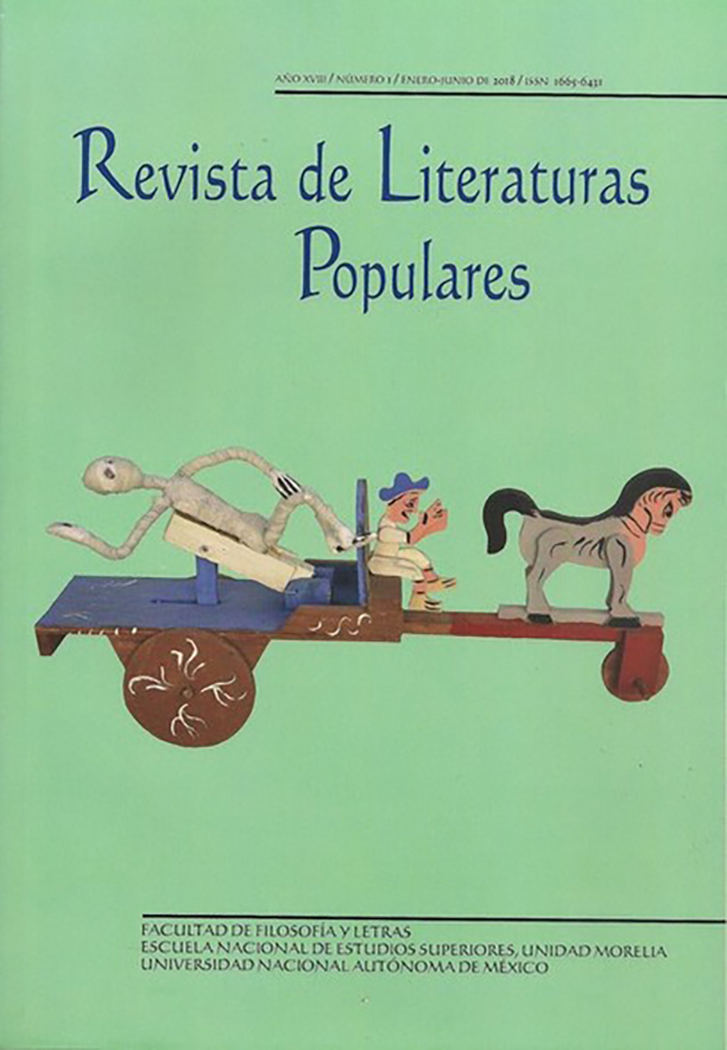 Revista de Literaturas Populares, año XVIII, núm. 1, enero-junio, 2018