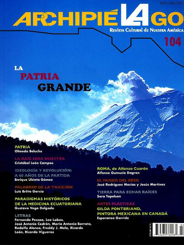 Archipiélago. Revista Cultural de Nuestra América, núm. 104, abril-junio, 2019