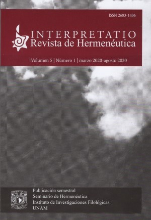 Interpretatio. Revista de Hermenéutica 5-1