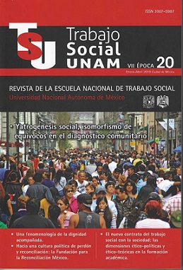 Trabajo Social UNAM. VII Época, núm. 20, enero-febrero 2019. Yatrogénesis social, isomorfismo de equívocos en el diagnóstico comunitario