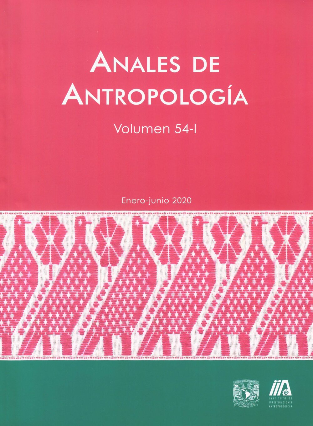 Anales de antropología, Vol. 54-I, enero-junio 2020