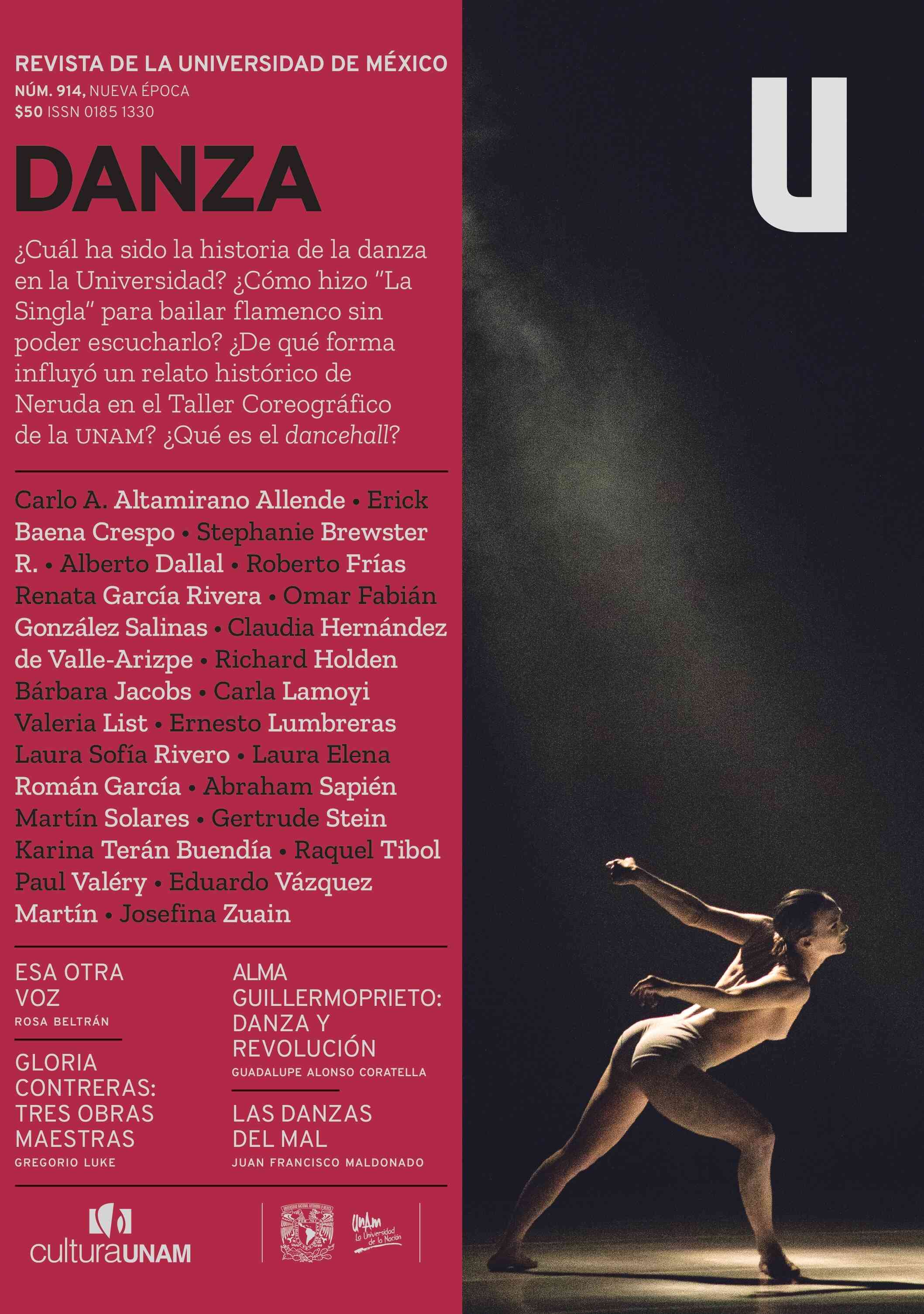 Revista de la Universidad de México, núm. 914, Nueva Época. Danza