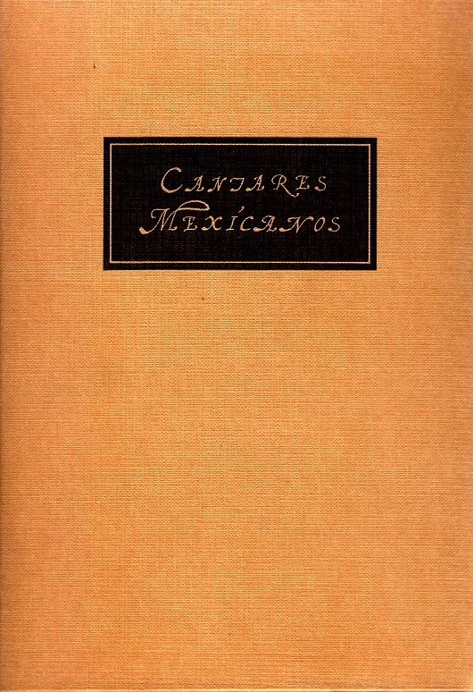 Cantares mexicanos (facsimilar)