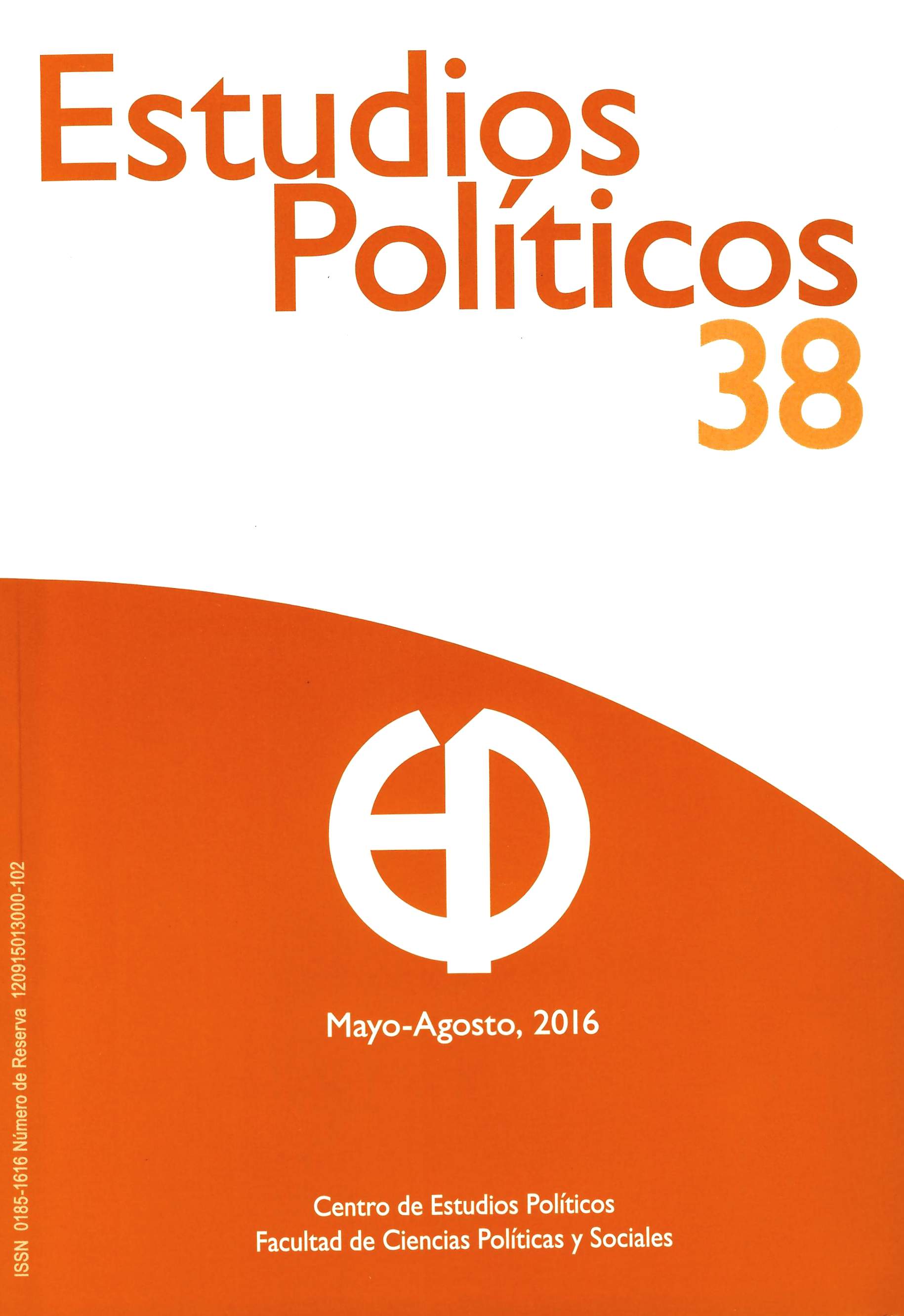 Estudios políticos 38, mayo-agosto, 2016