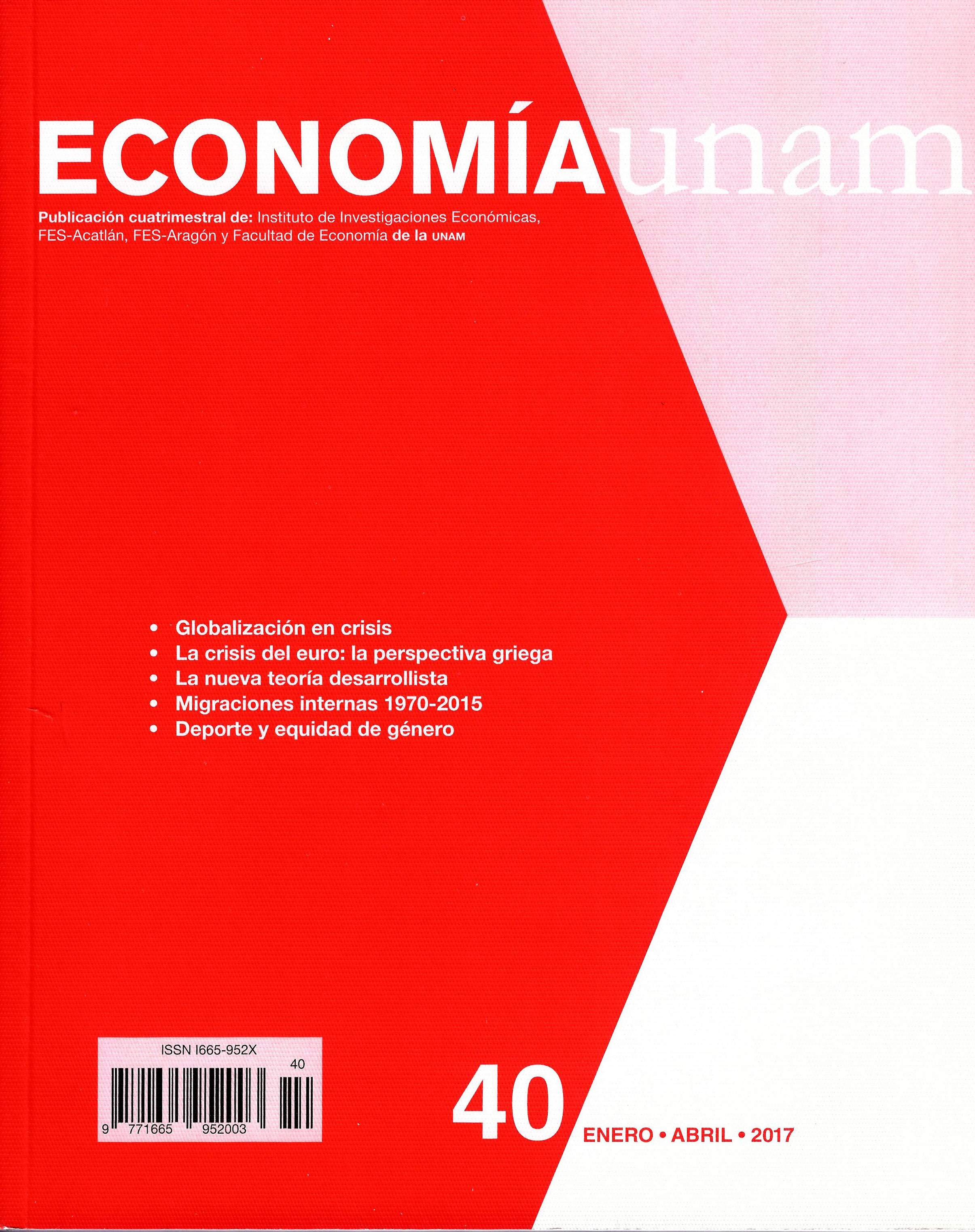 ECONOMÍAunam, Vol.14, núm.40, enero-abril, 2017