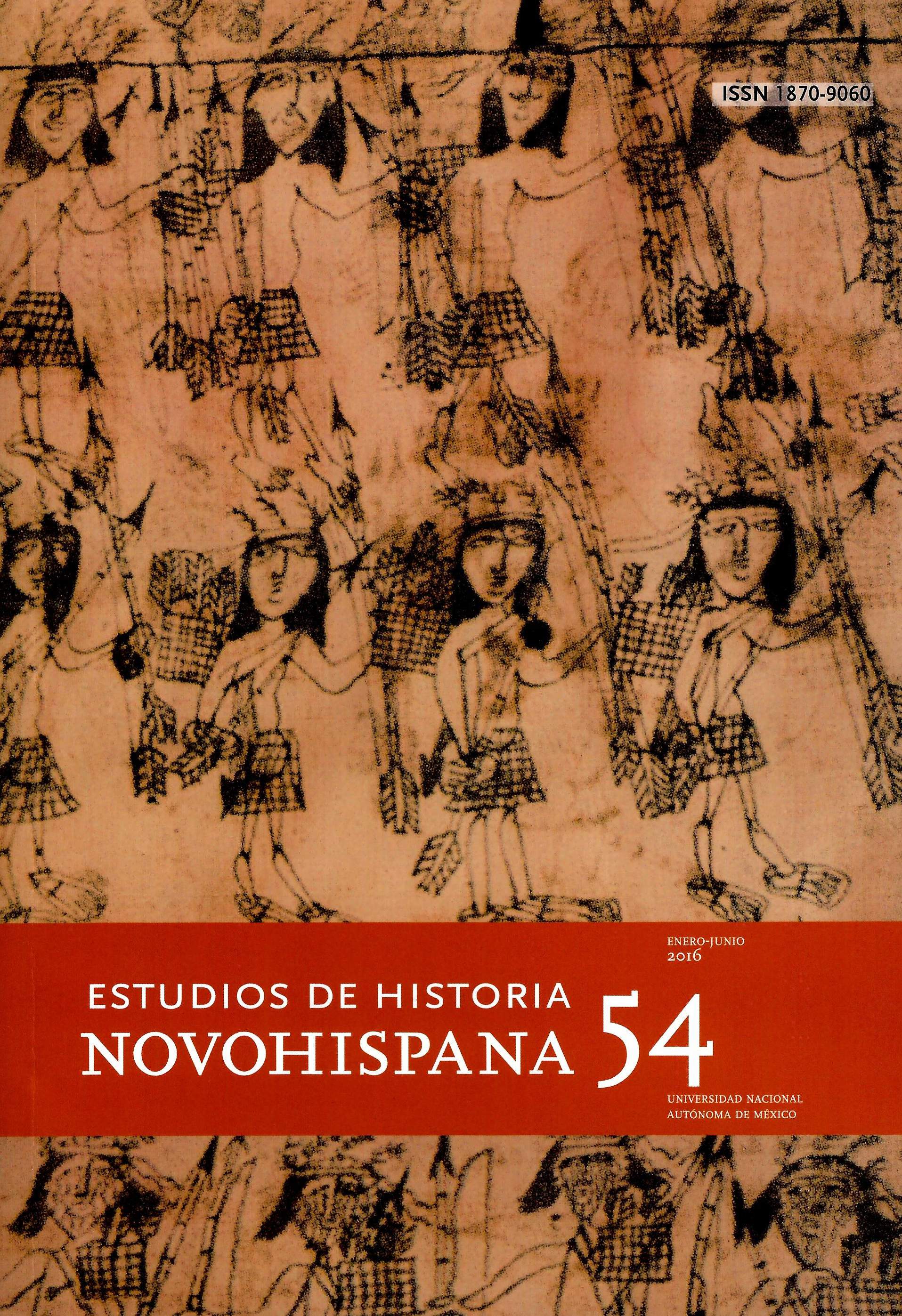 Estudios de historia novohispana, Vol. 54, ene-jun 2016