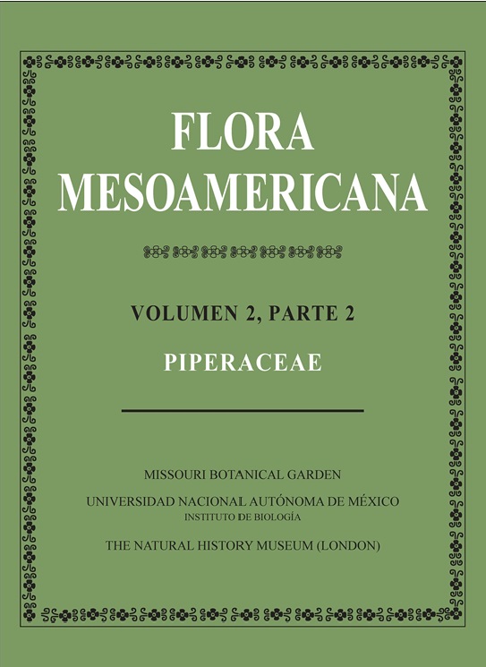Flora Mesoamericana. Vol. 2, parte 2. Piperaceae