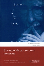 Eduardo Nicol 1907-2007 homenaje