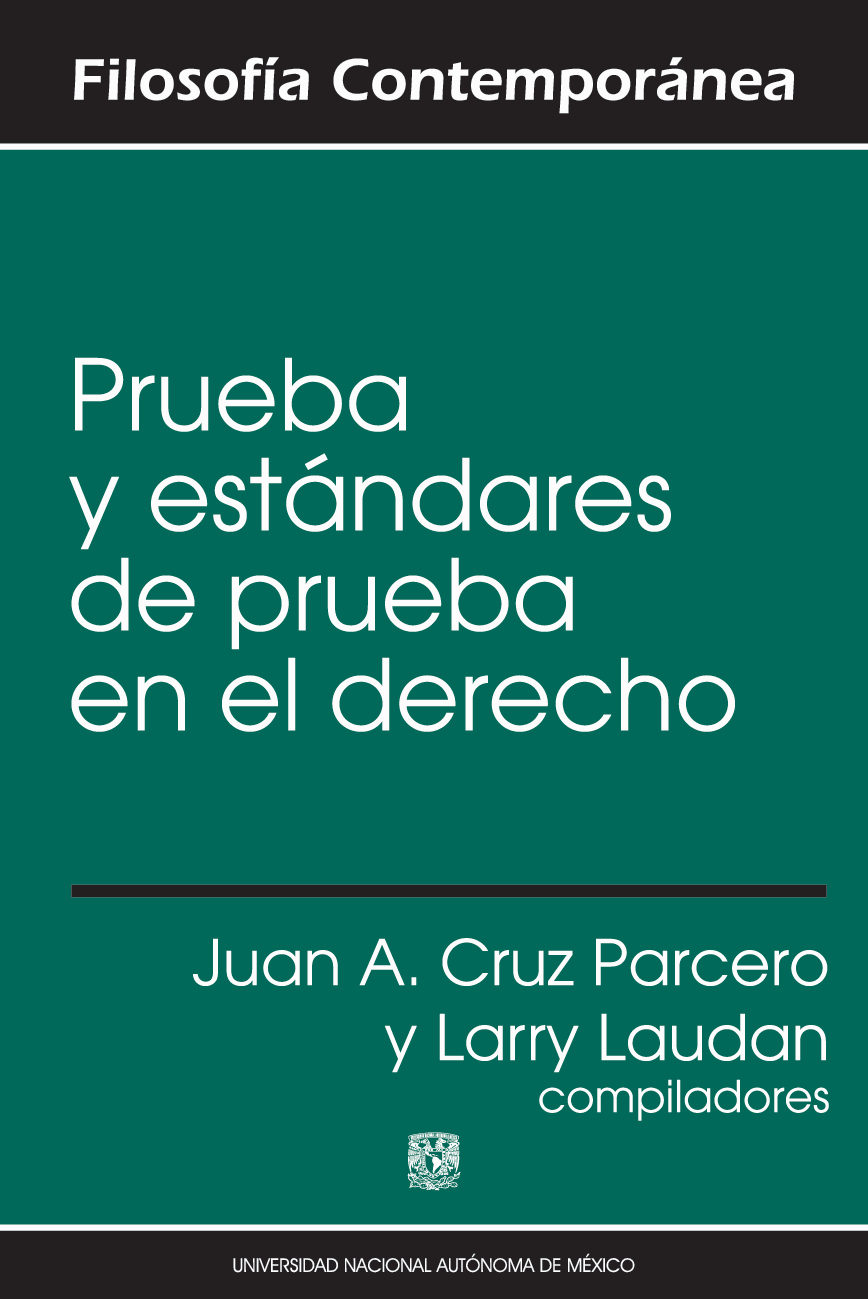 Prueba y estándares de prueba en el derecho