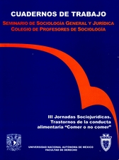 III Jornadas Sociojurídicas. Trastornos de la conducta alimentaria comer o no comer