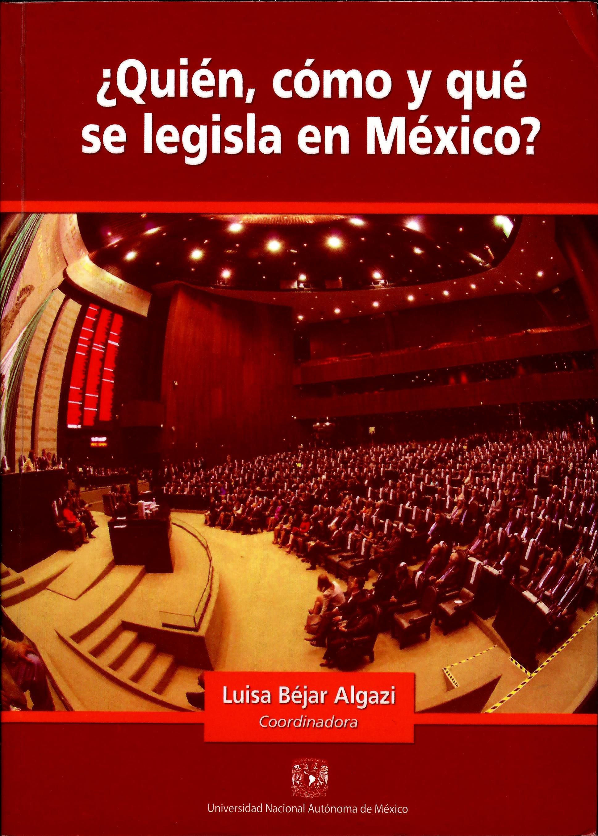 ¿Quién, cómo y que se legisla en México?